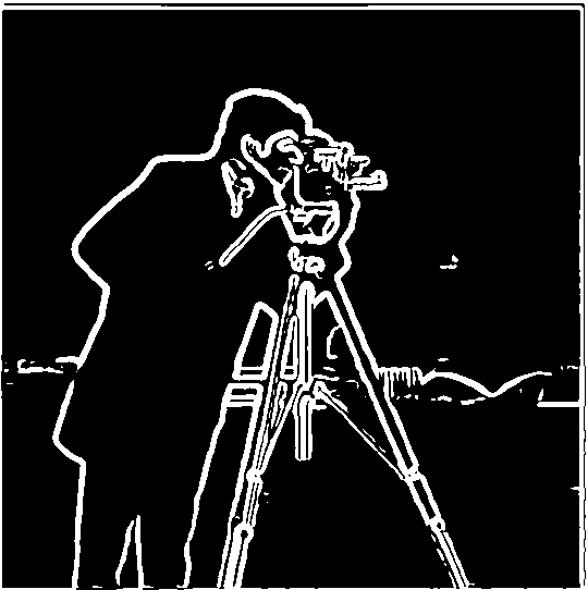 Fig 1.3.11 Binarized gradient magnitude