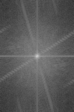 Hyrbid image, log Fourier transform