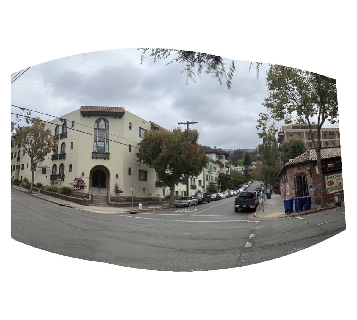 Street mosaic, sphere mosaic